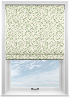 Laura Ashley Willow Leaf, Hedgerow - Twist&Fit Roman Blind